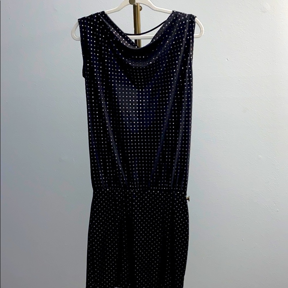 Black Sequin Mini Dress